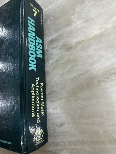 ASM Handbook, Volume 7 Powder Metal Technologies And Applications hard cover - Picture 6 of 17