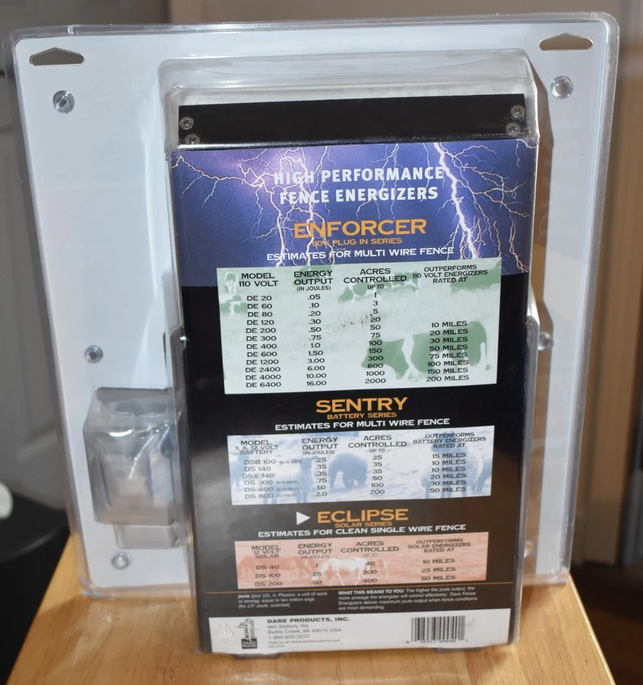 Energizador de valla eléctrico alimentado por energía solar serie DARE DS 40 Eclipse 40 acres Foto 4 de 4