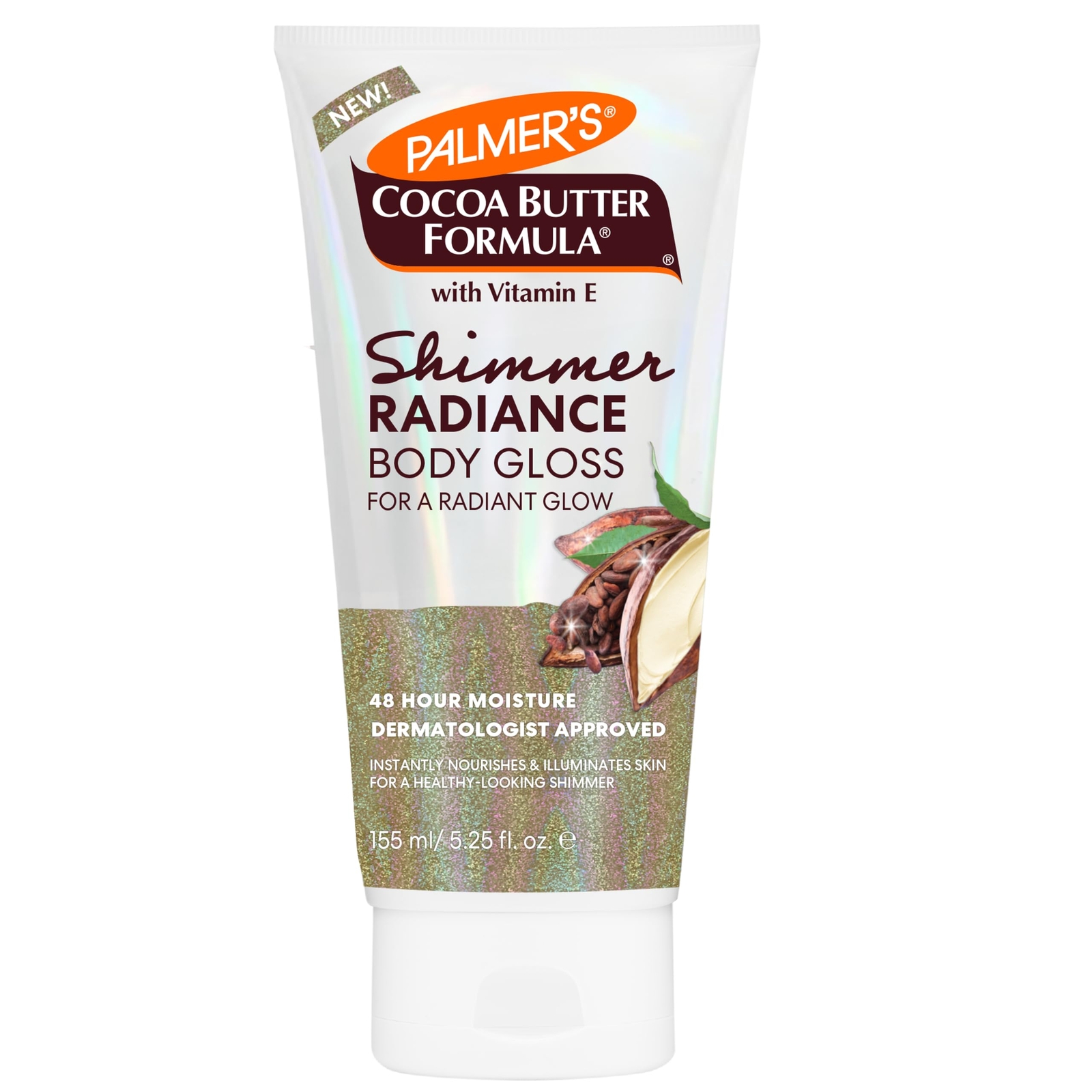 Palmer's Shimmer Radiance Body Gloss Cocoa Butter Lotion 5.25 Ounce Glow Shine