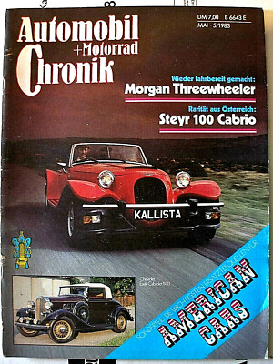 AUTOMOBIL & MOTORRAD CHRONIK 5-83+STEYR 120 SUPER+IFA BK 350+MOON+AMC