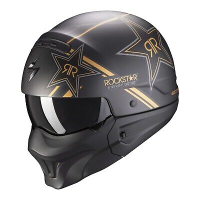 Scorpion Exo-Combat Evo Helmet Streetfighter Jet With Scorpion Exo-Combat Evo Helmet Streetfighter Jet With