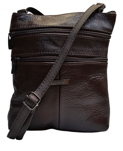 Ladies Genuine Soft Real Leather Crossover Body Bag Shoulder Bag Purse Handbag - Picture 102 of 133