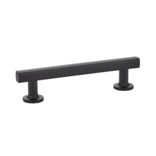 Lot of 5 - Emtek 86455US19 Freestone Pull, Cabinet, 6" C-C, Flat Black