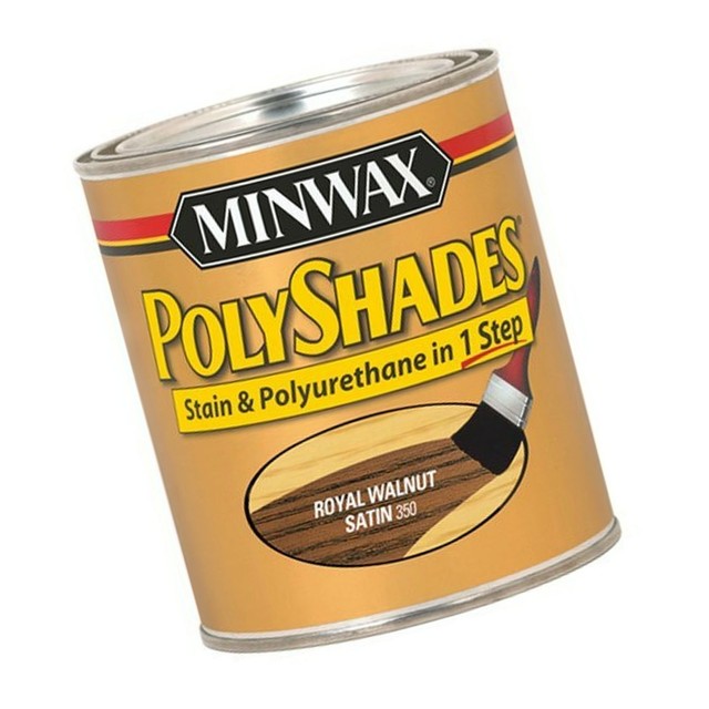 Minwax 213504444 Polyshades Stain Polyurethane In 1 Step 1 2 Pint 