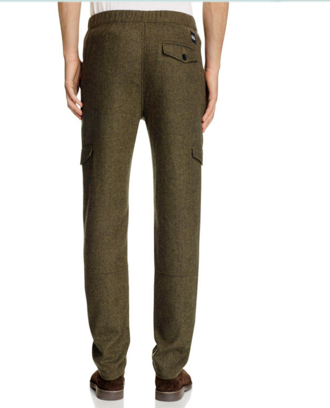 $89.00 Native Youth Men's Surge Slim Fit Cargo Pants, Dark