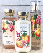Bath Body Works PEARBERRY Body Wash Body Lotion Fragrance Mist SET of 3
