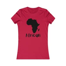 African Women's Tee T-shirt (Multiple Colors)