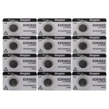 12 Energizer Lithium CR1620 3-Volt Coin Cell Battery