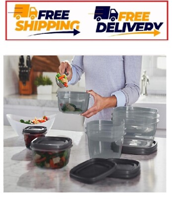 Rubbermaid Easy Find Lids Food Storage Containers 46-Piece Set .
