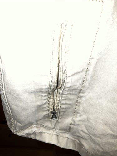 Men’s Cherokee Size 40, Beige Khaki Shorts W/2 Front Zipper Pockets - Picture 4 of 21
