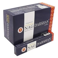 Vijayshree Golden Nag Darshan Incense Sticks 12 X 15gm  Natural Agarbati