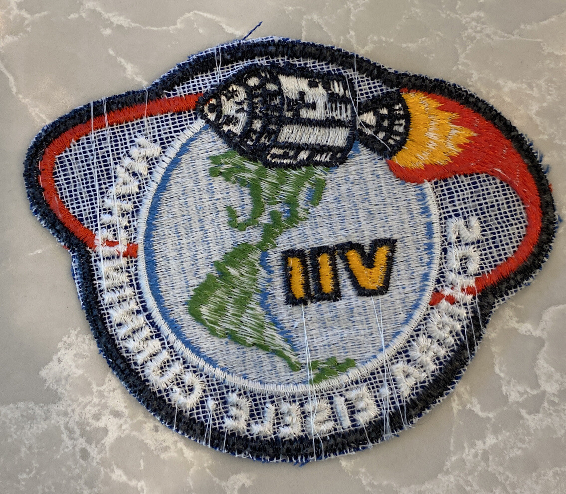 VTG Apollo 7 Lion Brothers Cloth Back 4 1/2" NASA Crew Space Patch ...