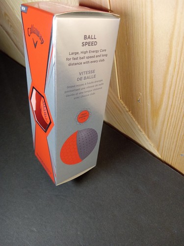 Callaway Golf Balls Supershot Bold Red Soft Feel New Set Of 3 - Picture 3 of 11