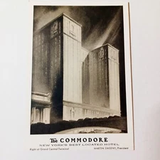 Postcard: The Commodore New York's Best Located Hotel-Grand Central Terminal
