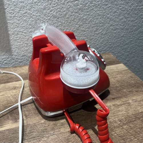 Coca-Cola Snow Dome Touch- tone Land-line Telephone with light- up Handset - Picture 5 of 7
