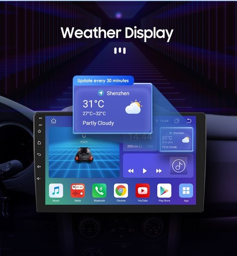 7" Doppel 2DIN Autoradio GPS Navi CarPlay Android 12 8Kern DSP DAB+ RDS 32GB+AHD - Bild 11 von 24