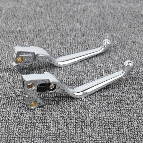Chrome Brake Clutch Levers For Harley Iron 883 Sportster 1200 XL1200 72 04-13 US - Picture 4 of 6