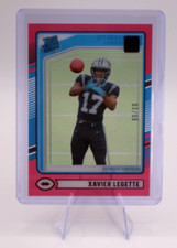 2024 Clearly Donruss XAVIER LEGETTE Rated Rookie Red /99 #66 Panthers RC