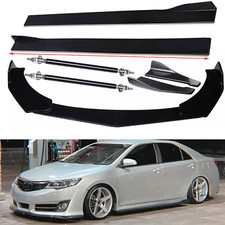 For Toyota Camry Se Front Bumper Lip Splitter Side Skirt Strut Rod Glossy