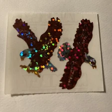 Vintage Hambly prism eagle stickers