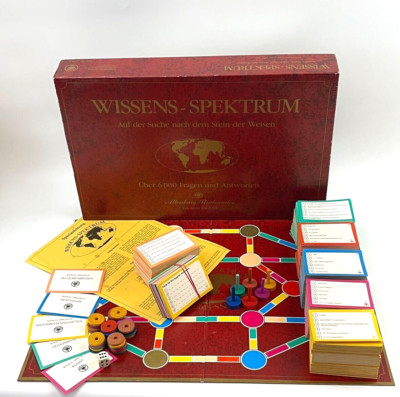 ASS Wissens-Spektrum | Quiz Gesellschaftsspiel | 6000 Fragen | Komplett Vintage
