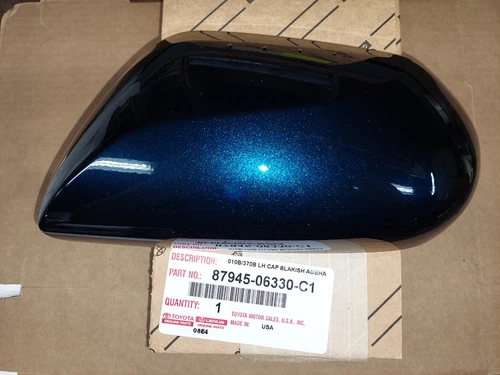 OEM TOYOTA CAMRY MIRROR COVER 87945-06330-C1 FITS SELECT 2018-24 DRIVER SIDE