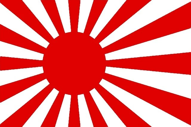 JDM Japanese Rising sun flag Vinyl Decal Sticker graphic car