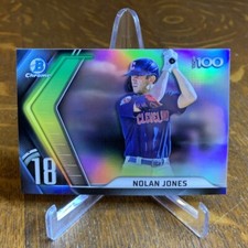 2022 Bowman Chrome Scouts Top 100 Cleveland Guardians  #BTP18 Nolan Jones A1