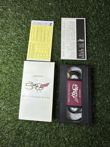 2003 CORVETTE - ORIGINAL PROMOTIONAL VHS TAPE - - Picture 2 of 2