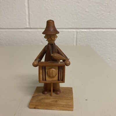 Vintage B.Borowik, S Byliniak Organ Grinder with Parrot