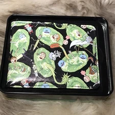 NIB Buckle-Down Men's Bi-fold Wallet - Rick & Morty Design