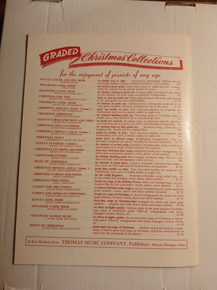 圣诞颂歌和歌曲钢琴和声乐收藏书 — 第 2/4 张图片