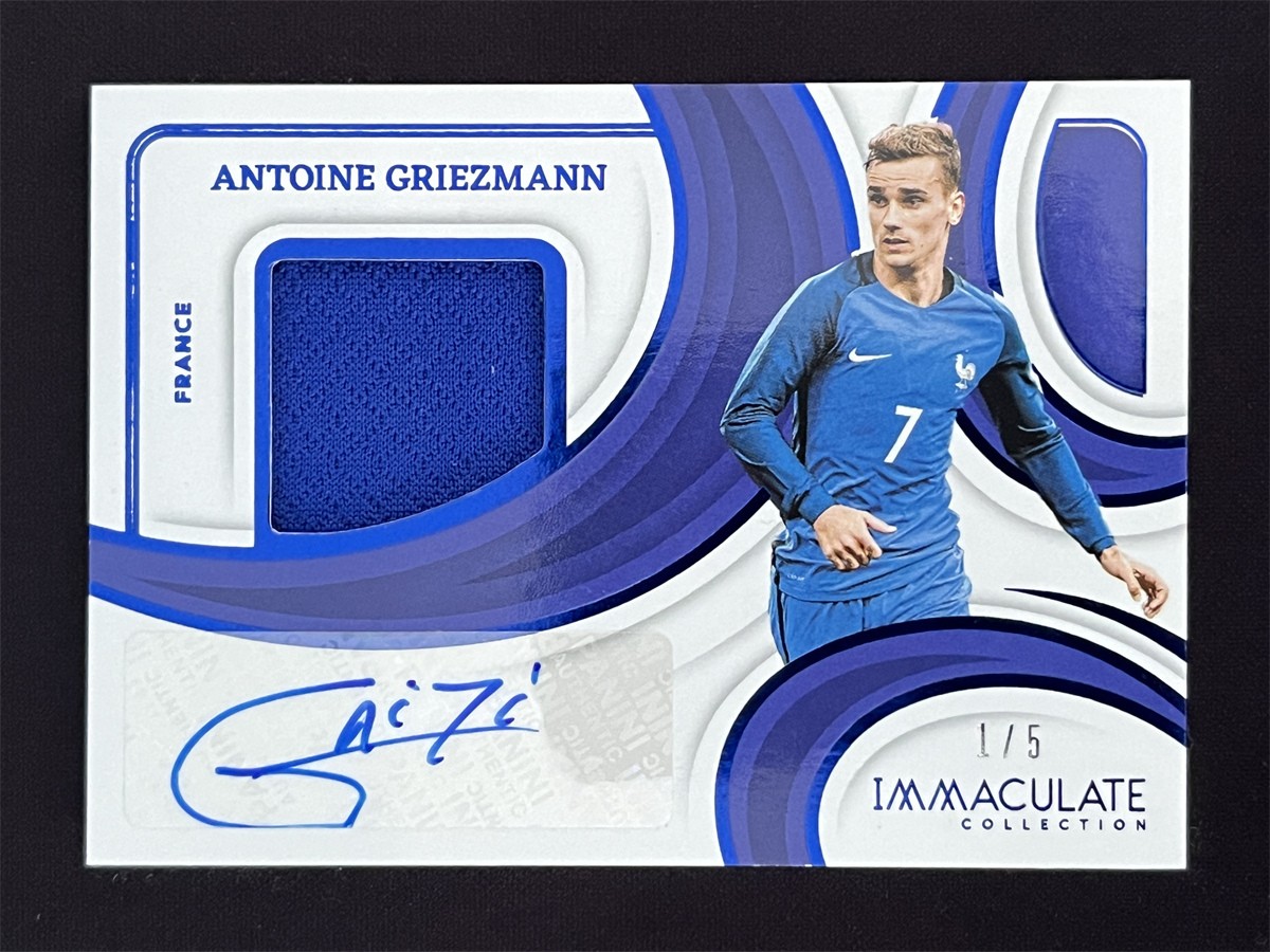 PANINI IMMACULATE COLLECTION ANTOINE GRIEZMANN グリーズマン 直筆