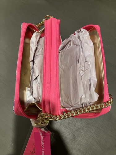 NWT Disney Parks Collection Lilly Pulitzer Crossbody Bag Purse Pink Floral Ltd - Picture 17 of 23