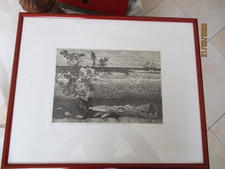 Domenico Faro (Catania, 1924 - Roma, 2008) ACQUAFORTE RICORDO DI CLINGER