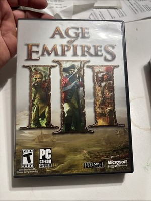 Age Of Empires III PC Game 2005 Complete with 3 Discs, Product Key, & Manual