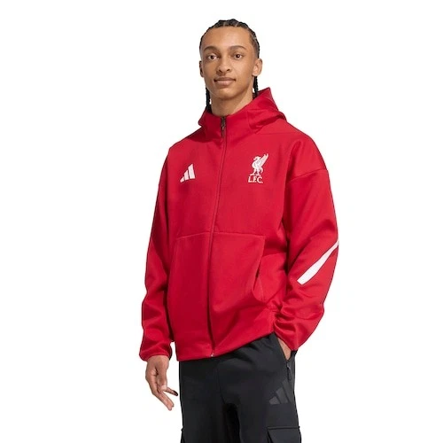 Liverpool adidas Football Jacket Men's Red