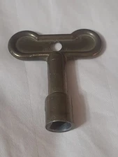 Vintage Sillcock Shutoff Key Marked FR Clock Gas Stove Water Tank Radiator?