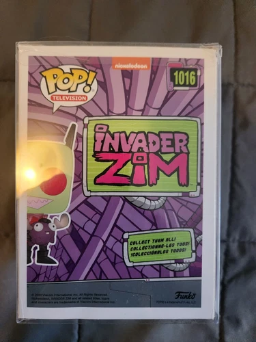 Invader Zim Funko Pop Lot! (Invader Zim with Mini Moose and Invader Zim) - Picture 4 of 12