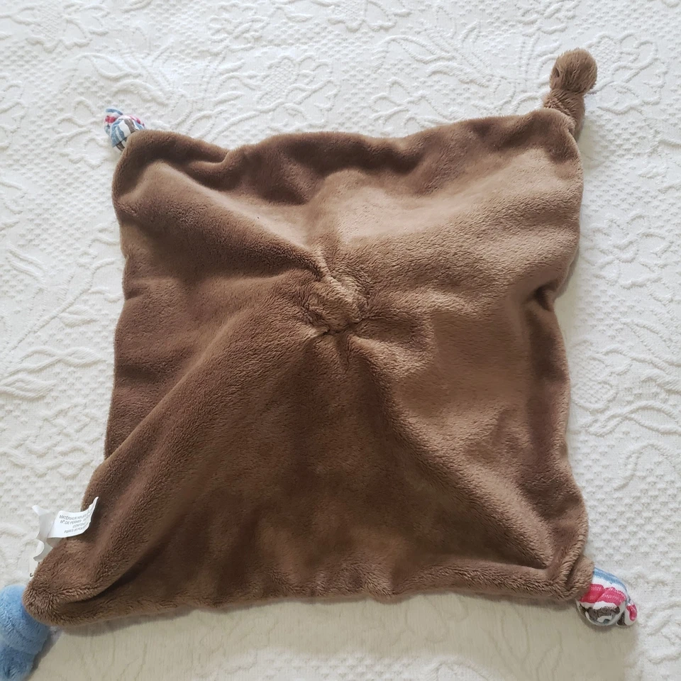 Maison Chic Pirate Puppy Dog Lovey Blue Brown Red Soft Security Baby - Image 4 of 4