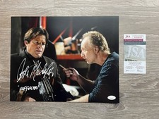 Costas Mandylor Signed Saw 11x14 Photo JSA COA Detective Hoffman Jigsaw Horror