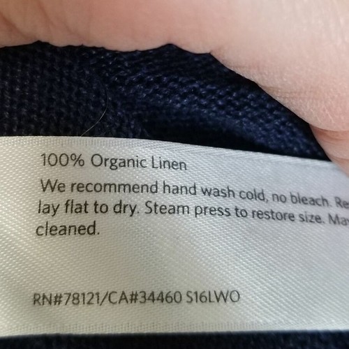 Eileen Fisher Womens 100% Organic Linen Hooded Top Size XS Lagenlook Sustainable - Picture 5 of 7