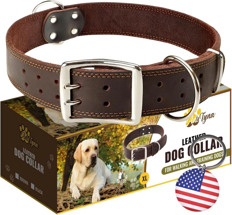 XXL Dog Collar for Large Breeds - Strong Metal Buckle - Image 3 of 4