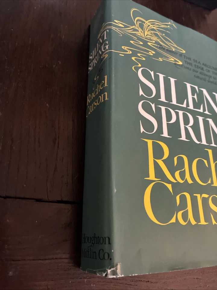 Rachel Carson Silent Spring HCDJ Vintage 1962 Book Club Edition HBDJ - Image 2 of 4