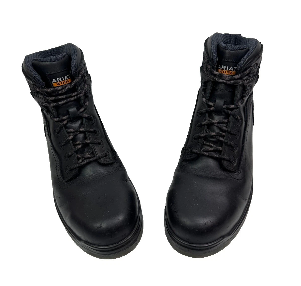 Ariat ATS Men’s Leather Black Lace Up Work Boots. Made In Mexico. Size 11. Ariat Men main image 2