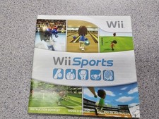Manual Only Wii Sports - Nintendo Wii Authentic Instruction Booklet