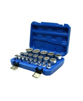 SteckschlüSsel Satz 1/2 Zoll 12-Kant 8–36 Mm 21 Tlg Chrom-Vanadium SchlüSsel
