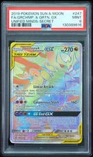 2019 Garchomp & Giratina #247 Tag Team Unified Minds PSA 9 Pokemon Card