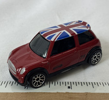 Matchbox Mini Cooper 1:64 Diecast Red Union Jack Roof 2003 Unboxed Vintage