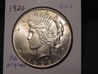 1926 PEACE DOLLAR BU + NICE LUSTER AND COLOR ORIGINAL BETTER DATE PQ